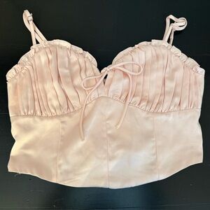 Altar'd State Blush Smocked Top